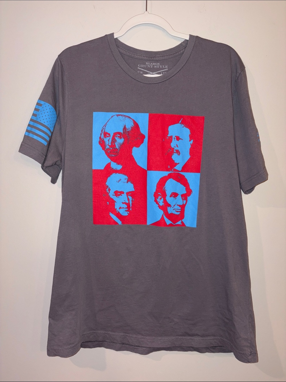 Grunt Style Graphic T-Shirt pop art , presidents